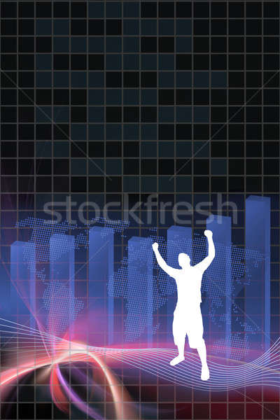Profitable Business Erfolg Welt Illustration Kopie Raum Stock foto © ArenaCreative