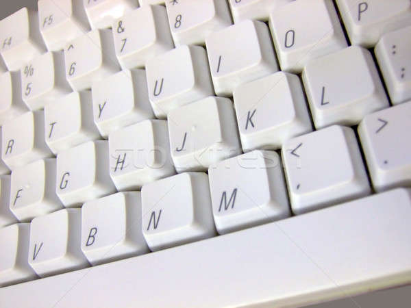 White Keyboard Stock photo © ArenaCreative