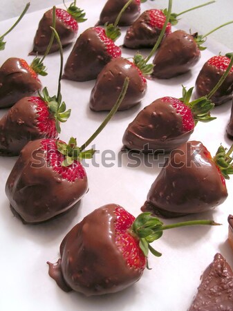 Chocolate Strawberries Stock photo © ArenaCreative