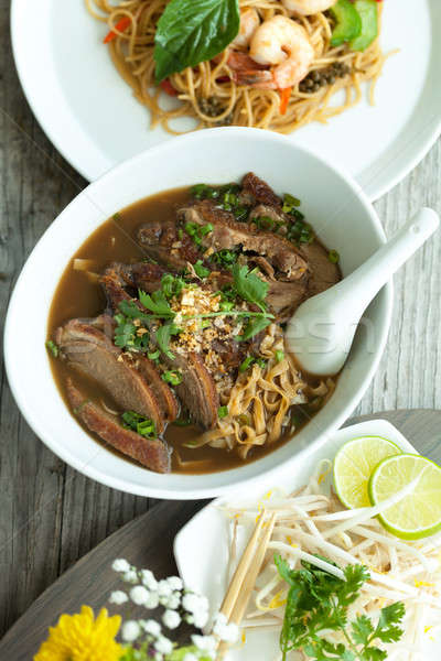 Thai Style Soup with Duck Stock photo © arenacreative