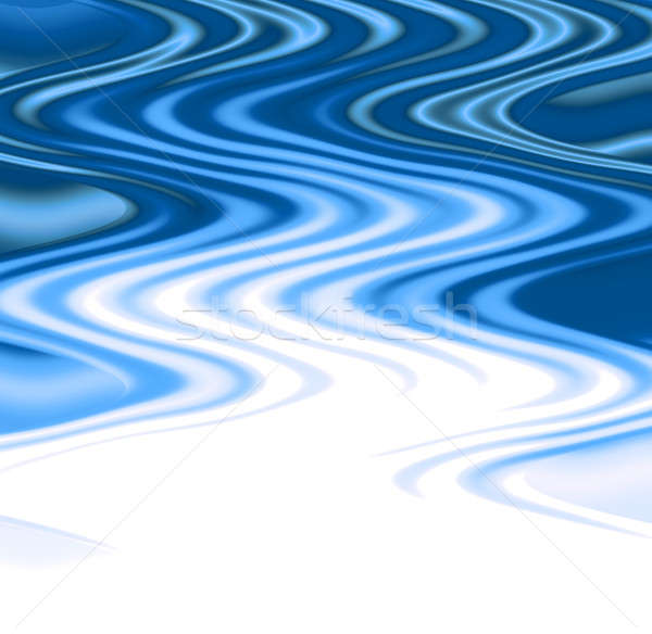 Bleu tourbillons eau modèle flammes 3D Photo stock © ArenaCreative