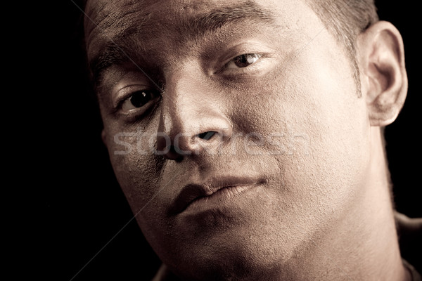 Serious Face Portrait Stock photo © ArenaCreative