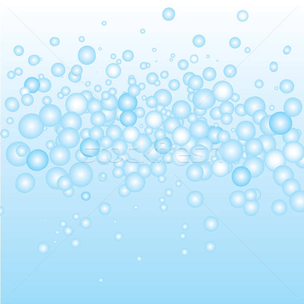 Blue Bubbles Vector Stock photo © ArenaCreative