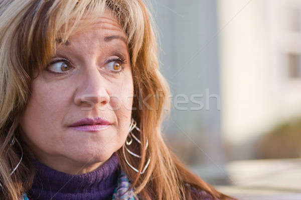 Woman Looking Right Stock photo © ArenaCreative