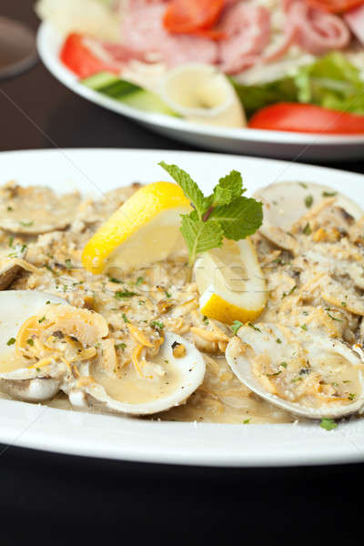 Pasta with Clams Stock photo © ArenaCreative