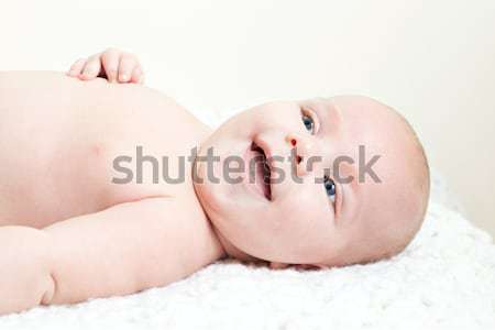 Laughing Baby Boy Infant Stock photo © ArenaCreative