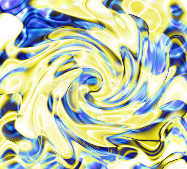Galben plasmă electricitate în mişcare Imagine de stoc © ArenaCreative
