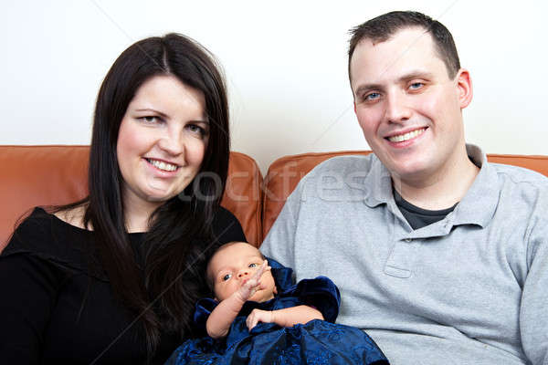 Two Parents with Child Stock photo © ArenaCreative