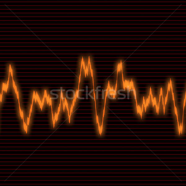 Arancione audio nero abstract sfondo Foto d'archivio © ArenaCreative