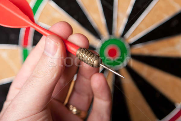 Hand Holding a Dart Stock photo © ArenaCreative