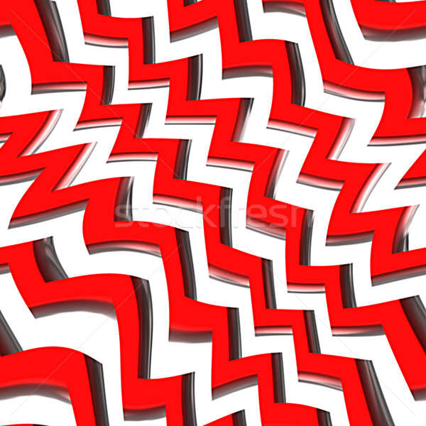 Red Zig Zag Pattern Stock photo © ArenaCreative