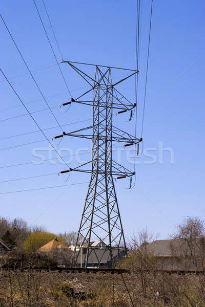 High Power Lines Stock photo © ArenaCreative