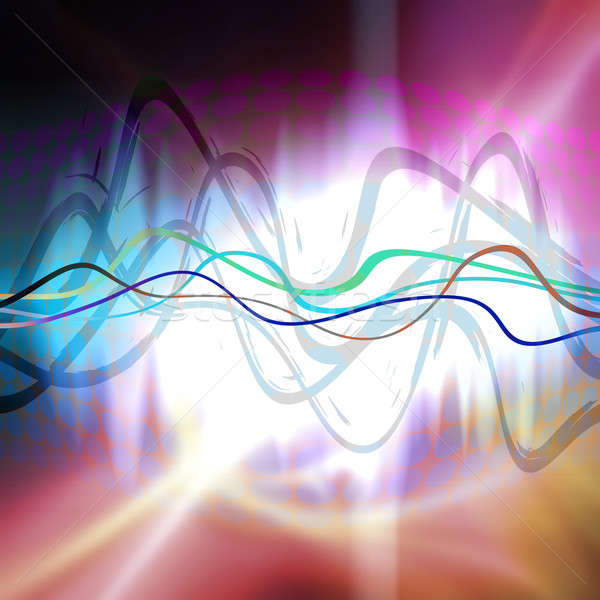 Graphic Audio Waveform Stock photo © ArenaCreative