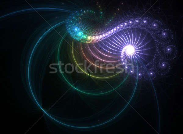 Rainbow Fractal Stock photo © ArenaCreative