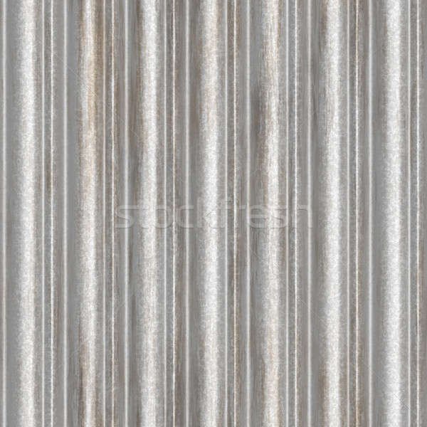 seamless corrugated metal Stock photo © ArenaCreative