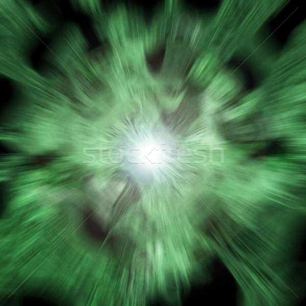 Grünen abstrakten Zentrum Hintergrund Sterne Geschwindigkeit Stock foto © ArenaCreative