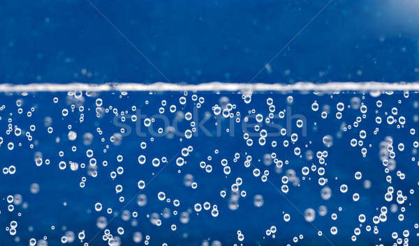 Efervescente água bubbles abstrato cair Foto stock © ArenaCreative