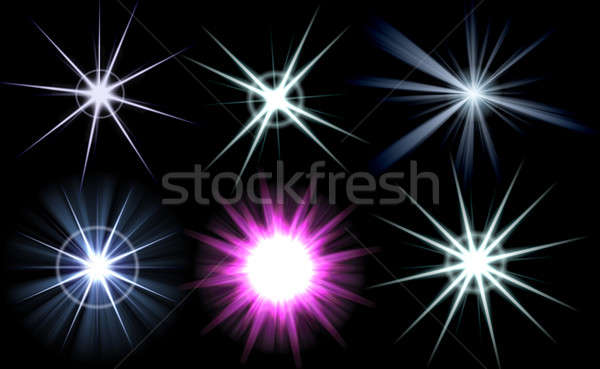 Bright Lens Flare Burst Pack Stock photo © ArenaCreative