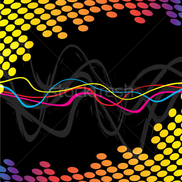Cool Audio Waves Stock photo © ArenaCreative