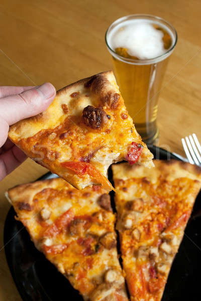 Stock photo: Buffalo Chicken Pizza