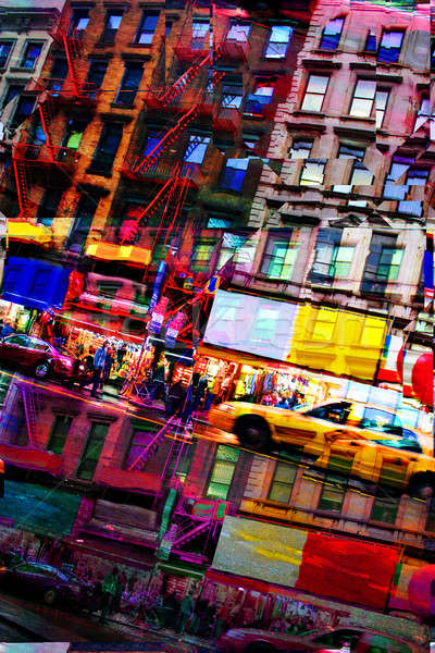 Abstract oraş montaj viaţă culori Imagine de stoc © ArenaCreative