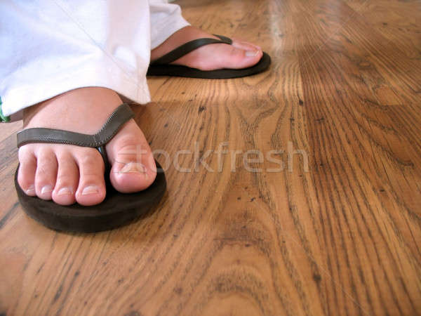flip flop feet Stock photo © ArenaCreative