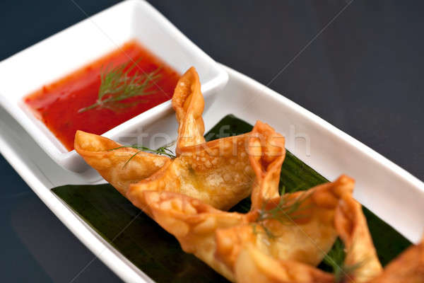 Thai Rangoons Appetizer Stock photo © ArenaCreative