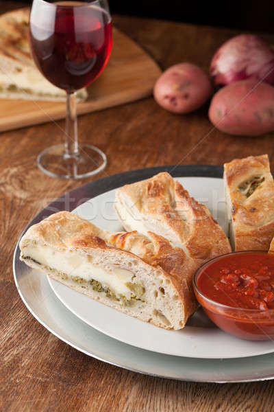 Stromboli Stuffed Bread Stock photo © arenacreative