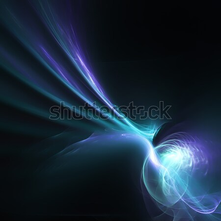 Blue Fractal Design Stock photo © arenacreative