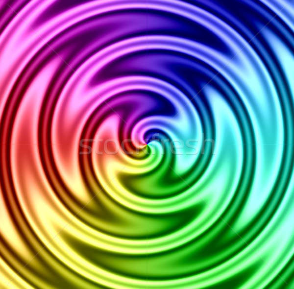 Rainbow Liquid Twirl Stock photo © ArenaCreative