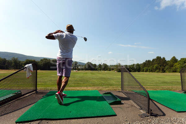 Golfer at the Driving Range Stock photo © arenacreative