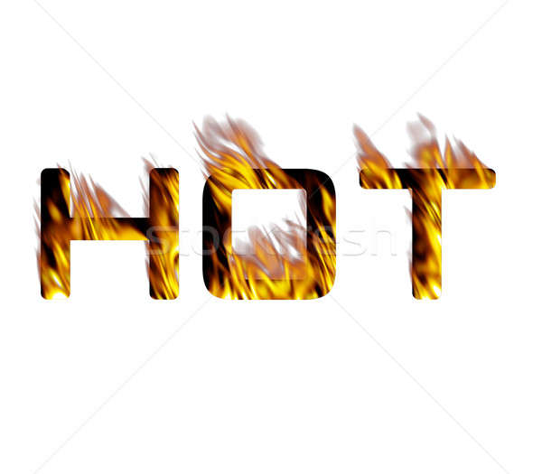 Flaming Hot Stock photo © ArenaCreative