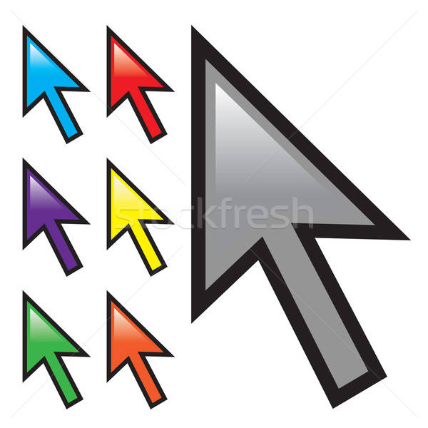 Mouse Arrow Cursors Stock photo © ArenaCreative