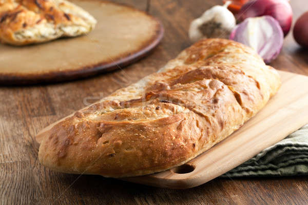 Homemade Italian Stuffed Bread Stock photo © arenacreative