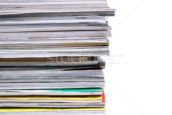 Magazines élevé isolé blanche [[stock_photo]] © ArenaCreative