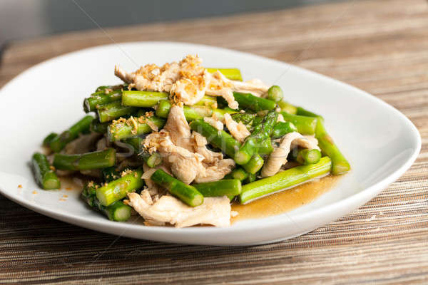 Chicken and Asparagus Stir Fry Stock photo © arenacreative