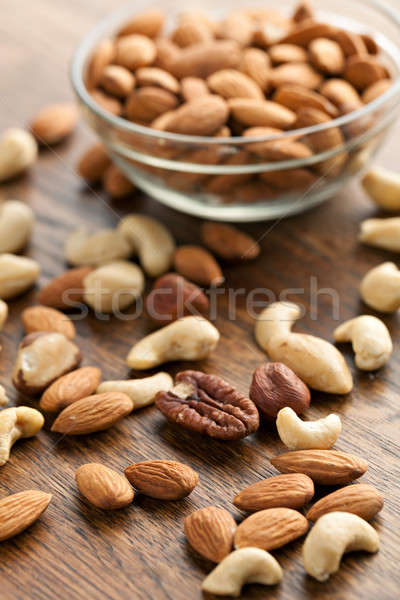Raw Mixed Nuts Stock photo © arenacreative