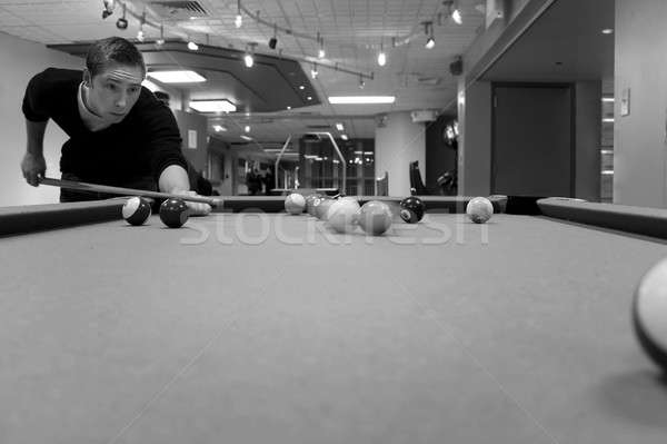 Pool Player Shooting Stock photo © ArenaCreative