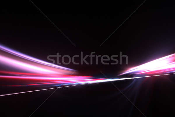 Fractal Swoosh Layout Stock photo © ArenaCreative