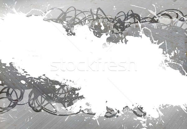 Grungy Metallic Layout Stock photo © ArenaCreative