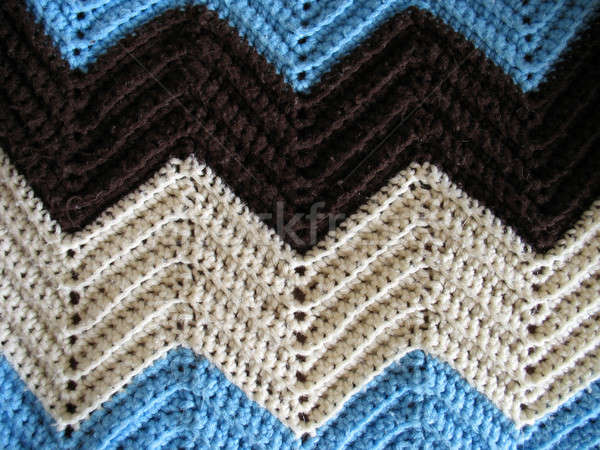 Knitted Afghan Pattern Stock photo © ArenaCreative