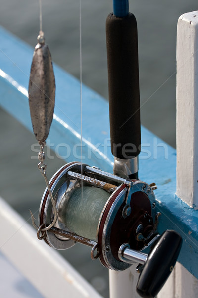 óceán halászat tekercs közelkép részlet csali Stock fotó © ArenaCreative