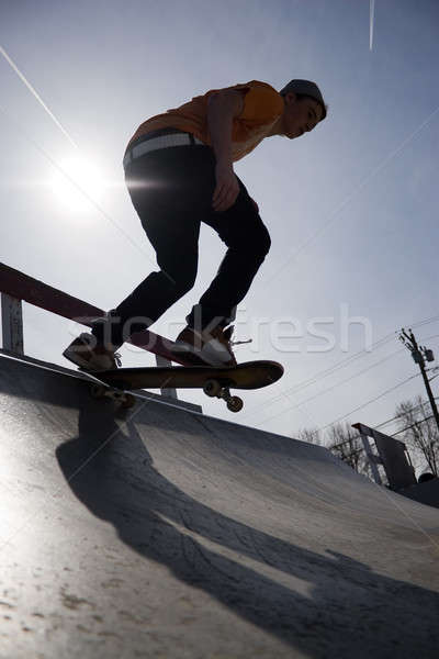 Skateboarder Silhouette Stock photo © ArenaCreative