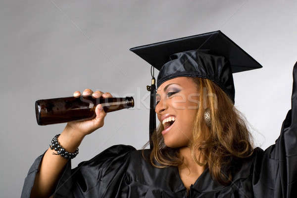 Happy Graduate Partying Stock photo © ArenaCreative