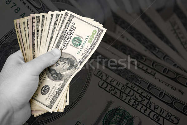 Handful of Money Stock photo © ArenaCreative