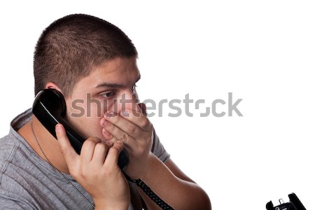 Upsetting Phone Call Stock photo © ArenaCreative