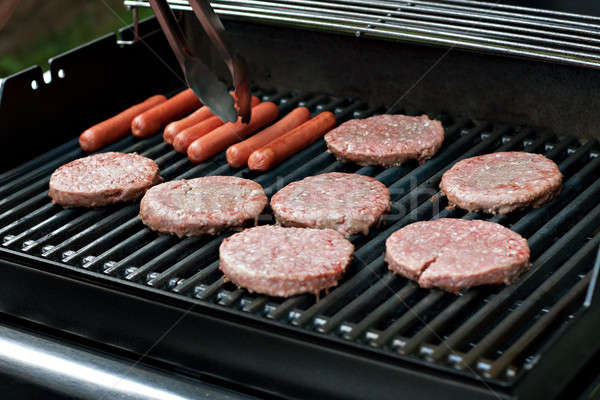 Hot psów grill świeże Zdjęcia stock © ArenaCreative
