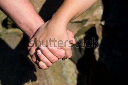 Couple Holding Hands Stock photo © ArenaCreative