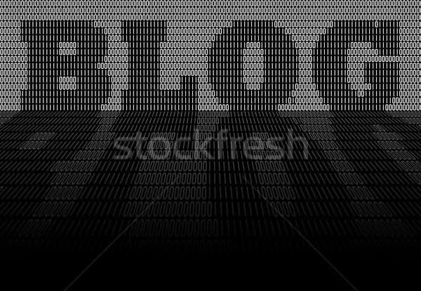 Blog bináris kód szó ki izolált fekete Stock fotó © ArenaCreative