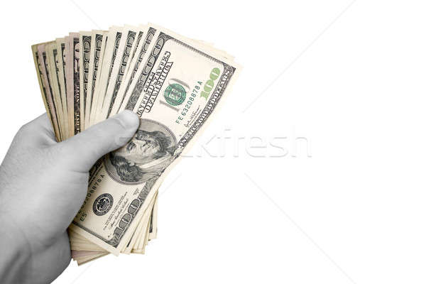 Handful of Money Stock photo © ArenaCreative